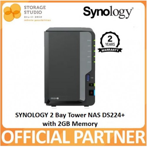 SYNOLOGY 2-Bay Diskstation DS224+ (Enclosure)